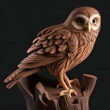 3D model Glaucidium mooreorum (STL)